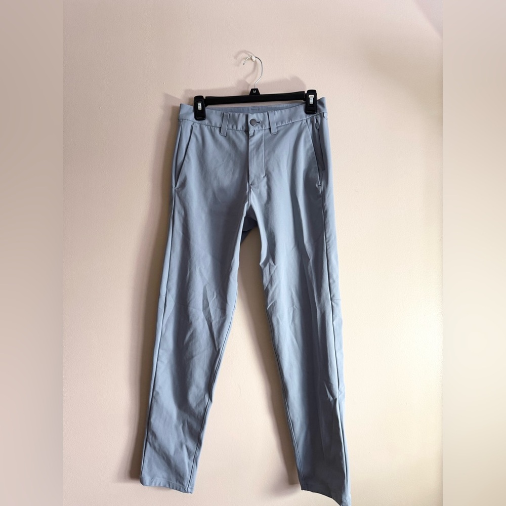 Lululemon light blue commission slim fit pants (28x29)